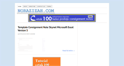 Desktop Screenshot of norazizah.com